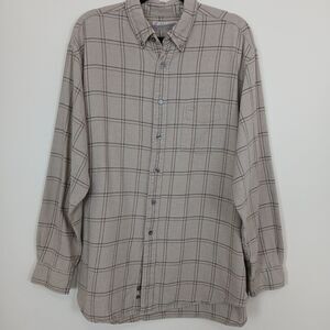 Vintage Fieldmaster Button Down Shirt Men XLT Classic Preppy 90s Rustic Plaid